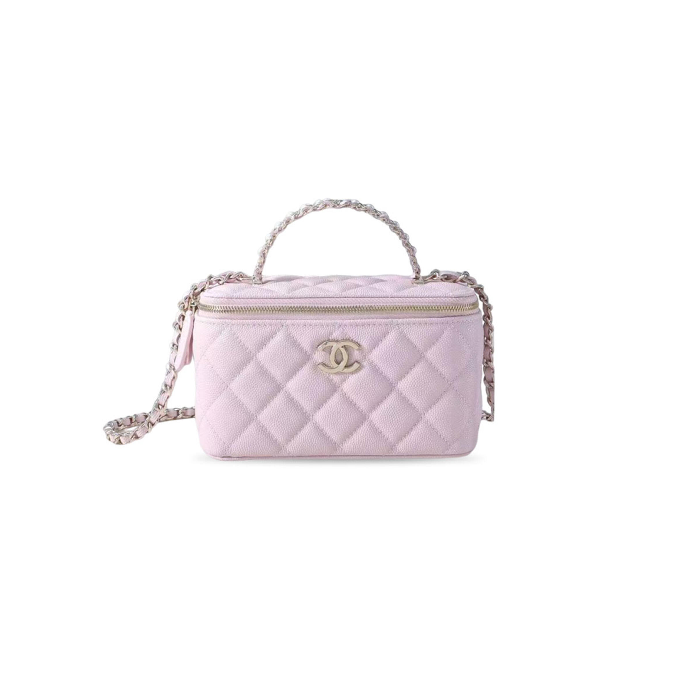 CHANEL 26C PEARL HANDLE BOX BAG AP4940 (17*9.5*8cm)